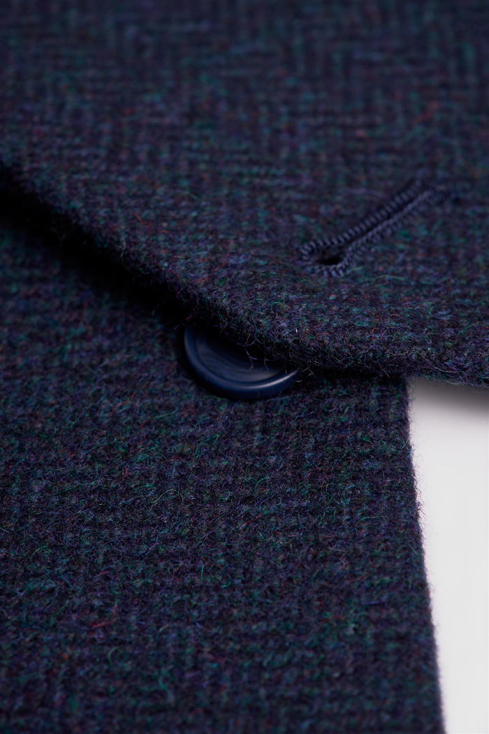 Thomas Navy Tweed Waistcoat
