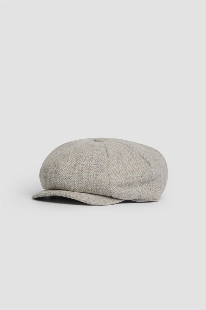 Thomas Pearl Grey Baker Boy Caps