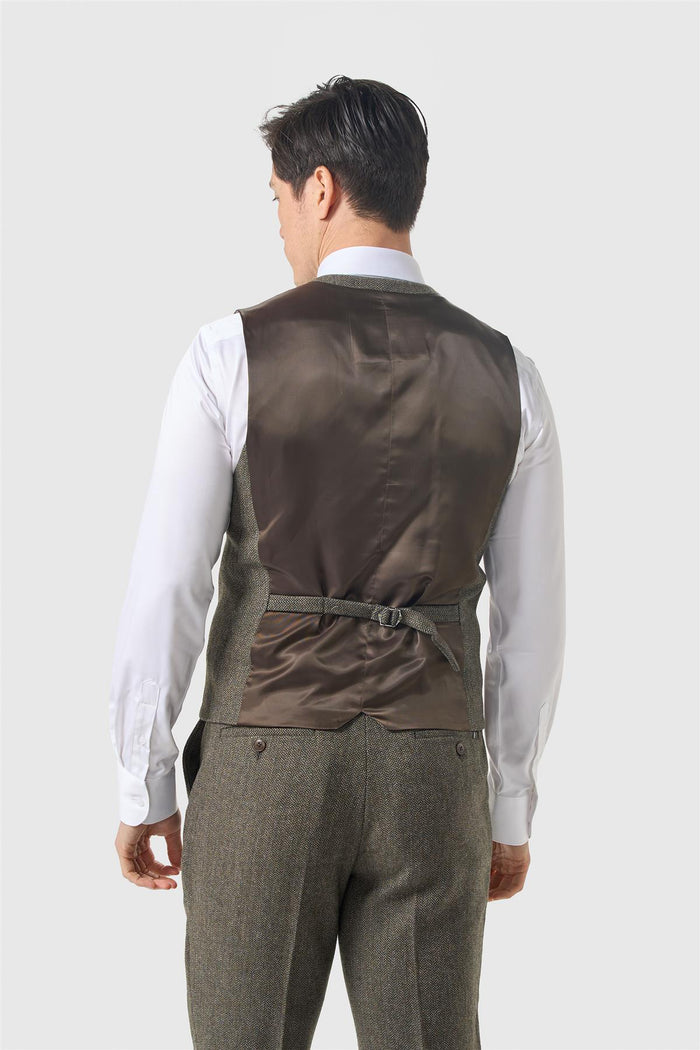 Thomas Sage Tweed Waistcoat
