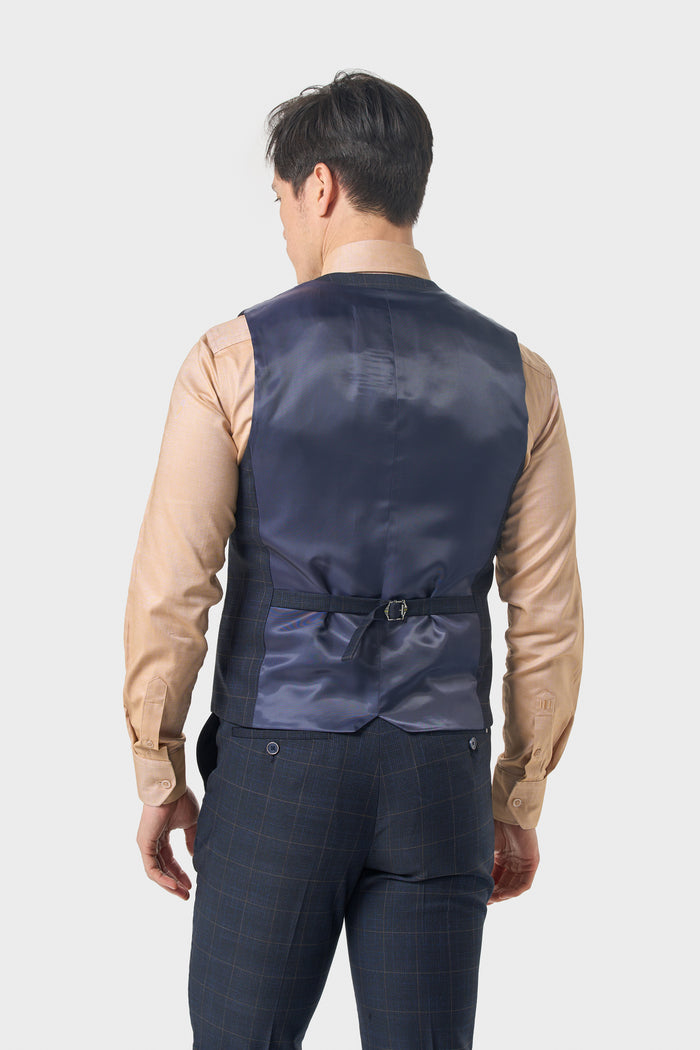 Torino Navy Waistcoat