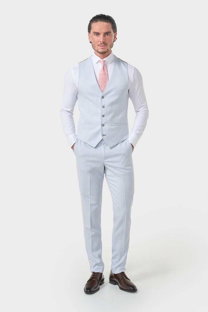 Tropez Sky Waistcoat
