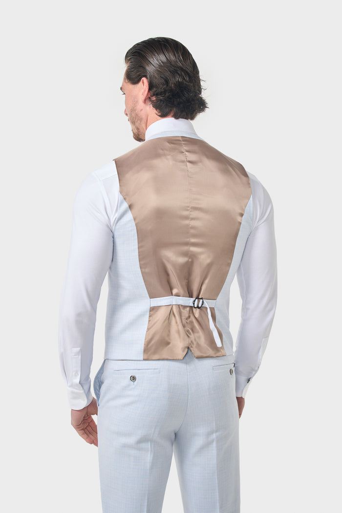 Tropez Sky Waistcoat