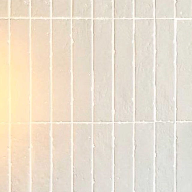 Vanilla Blaire Brick Tile Textured Gloss 45 x 230 x 8mm Porcelain  | The Blue Space