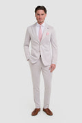 Vasco Beige Two Piece Suit - House of Cavani