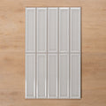 Whitehaven Blue Gloss Frame Ceramic Subway Tile 68x280mm