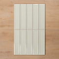 Whitehaven Green Gloss Frame Ceramic Subway Tile 68x280mm