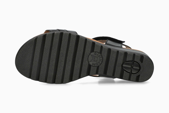 Youna - Black Women Sandals With Heel