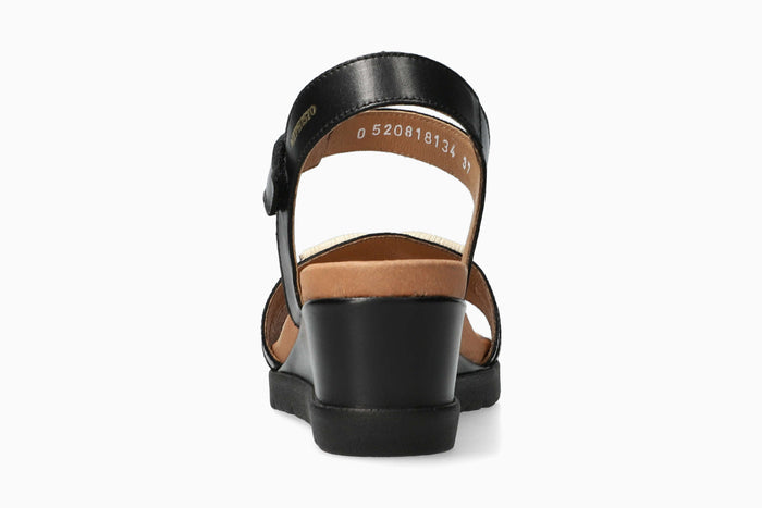 Youna - Black Women Sandals With Heel