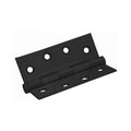 Zanda Butt Hinge Fixed Pin 100 x 100mm Matte Black - The Blue Space