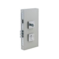 Double Turn Lock Kits Square Plate Brushed 1184.BN - The Blue Space