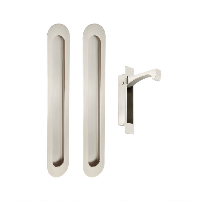 Zanda Duke Flush Pull Kit 250 x 40mm Stainless Steel 5268.SS - The Blue Space