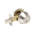 Zanda Jura Double Cylinder Deadbolt Brushed Nickel 9011.1.BN - The Blue Space