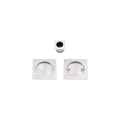 Zanda Square Cavity Sliding Passage Door Handle Kit Stainless Steel 5330.SS - The Blue Space