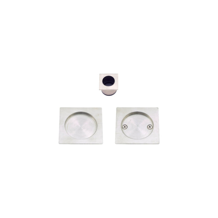 Zanda Square Cavity Sliding Passage Door Handle Kit Stainless Steel 5330.SS - The Blue Space