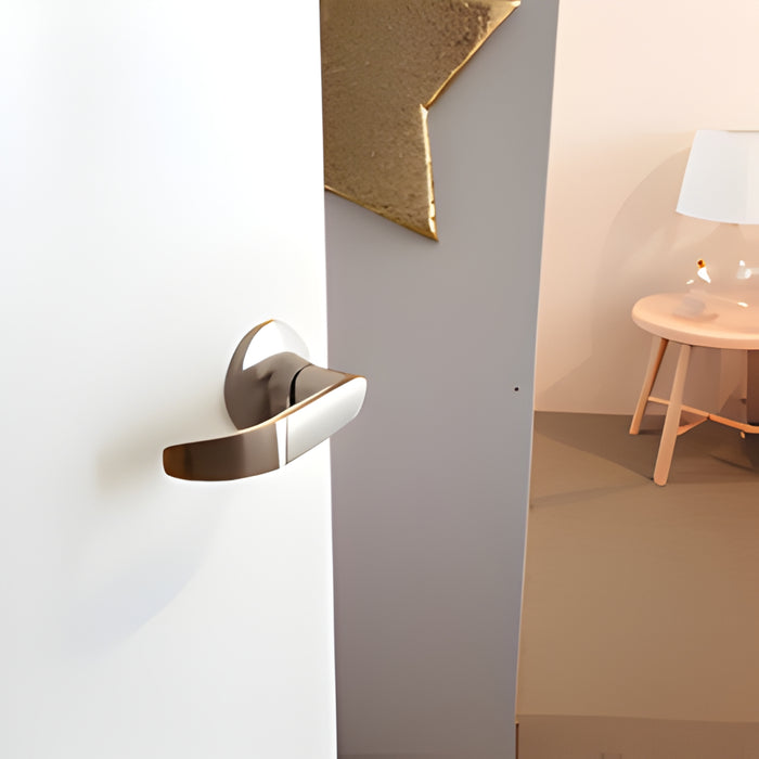 Lifestyle 1 Zanda Zenith Key in Handle Entrance Set Brushed Nickel 9103.BN - The Blue Space
