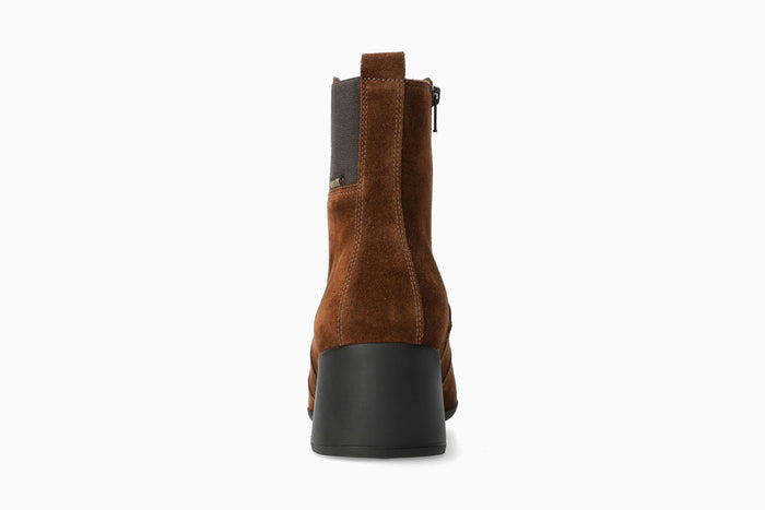 Zelia - Brown Women Ankle Boots With Heel
