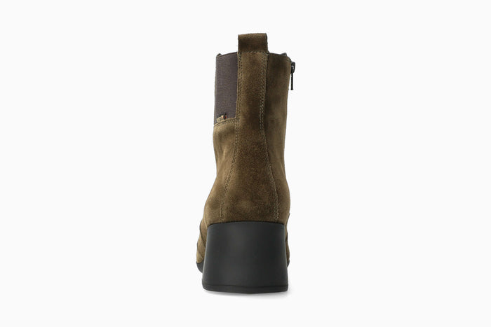 Zelia - Moss Women Ankle Boots With Heel