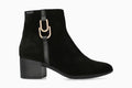 Zina - Black Women Ankle Boots With Heel